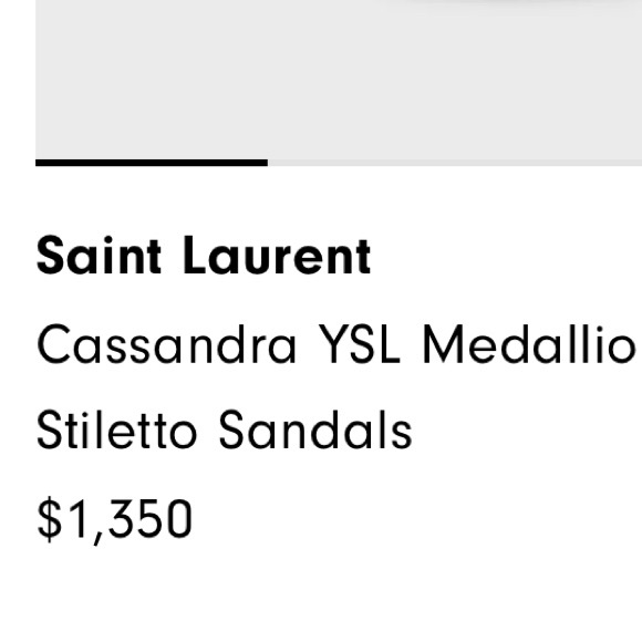 Cassandra YSL stiletto , Gold hardware - Picture 5 of 5